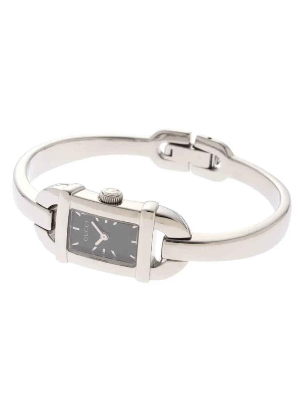 Gucci Watch Stainless Steel Black Dial Quartz